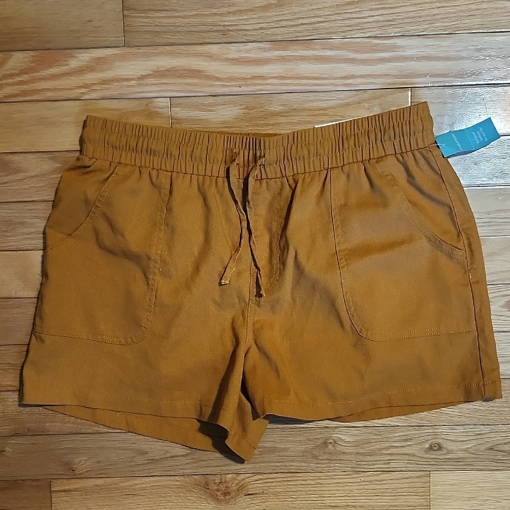 Mustard Yellow Casual Shorts